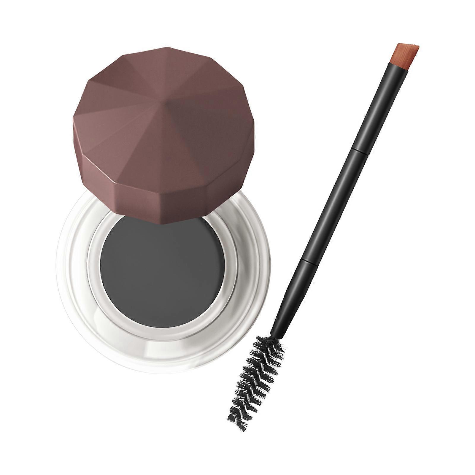 6 Colors Eyebrow Cream Kit with Eyebrow Brush Waterproof Long Lasting Eye Makeup