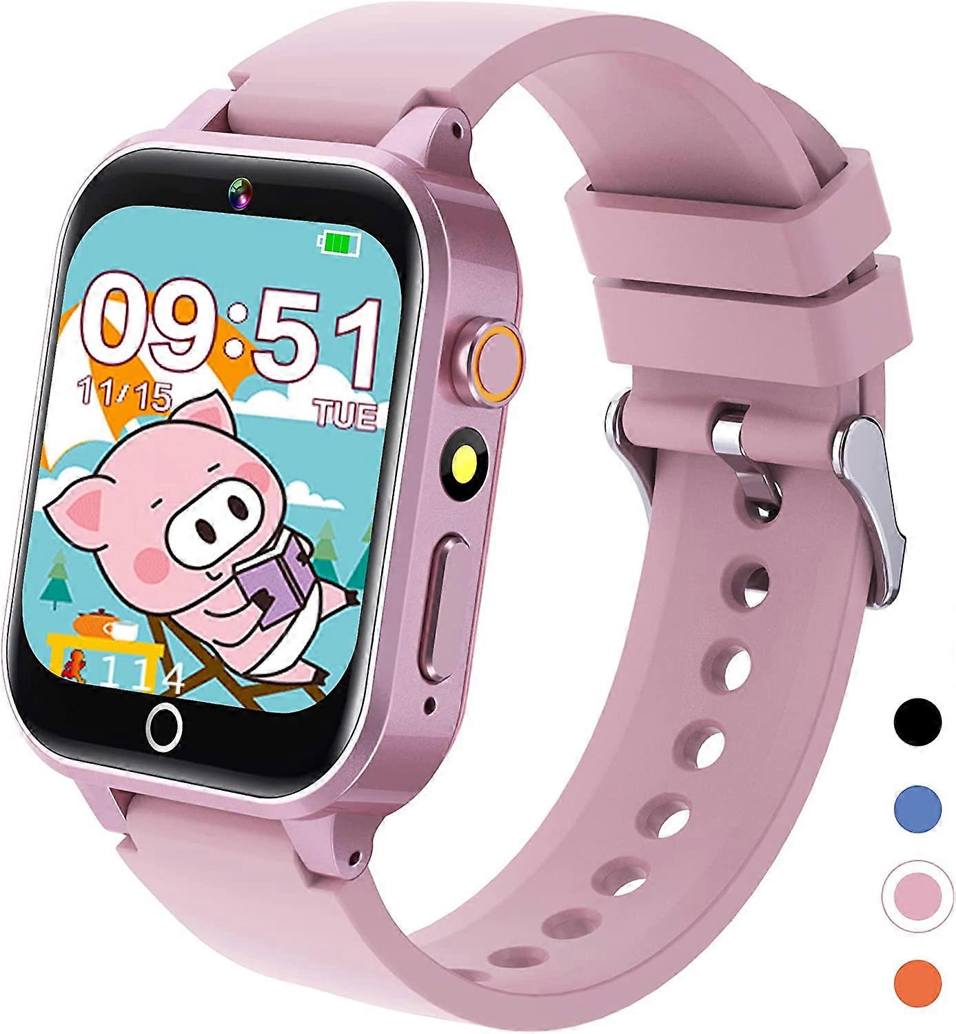Reloj inteligente para niños niñas con 26 juegos, pantalla de