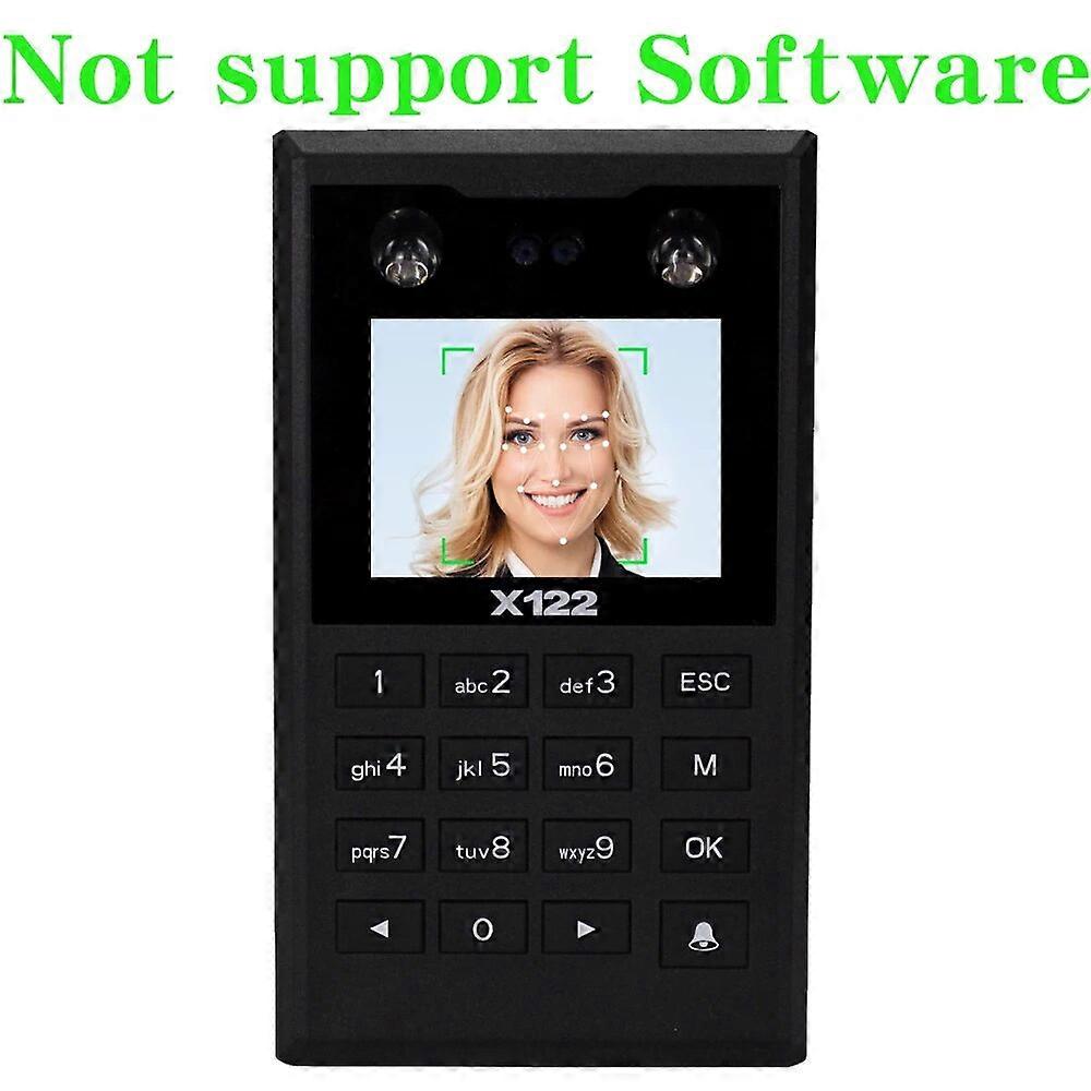 Control de acceso de reconocimiento facial TCP / IP de 2,8 pulgadas 125Khz RFID Keypad System Software Biometrics Contraseña