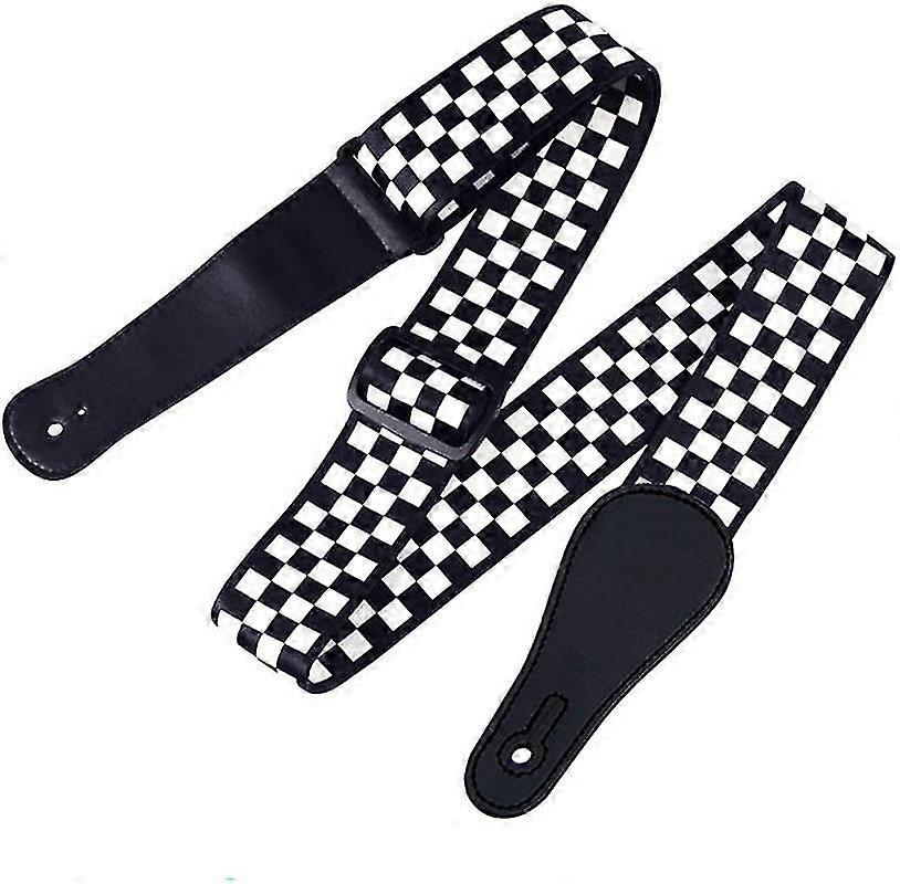 Gitarrband, justerbar längd gitarrband för akustisk, elektrisk, basgitarr