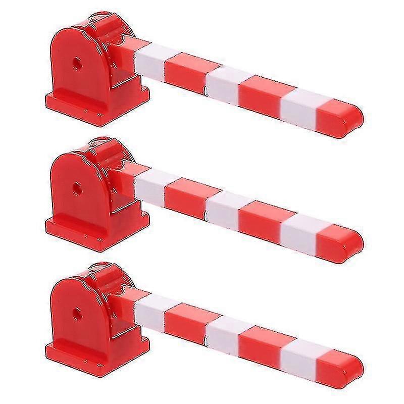 3 Pcs Simulation Traffic Sign Toy Artificial Roadblock Toy Kindergarten Teaching Aidbebetter