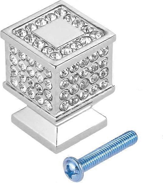 Cube Cabinet Handle Door Knobs With Diamonds, Furniture Pull Handle For Cabinet