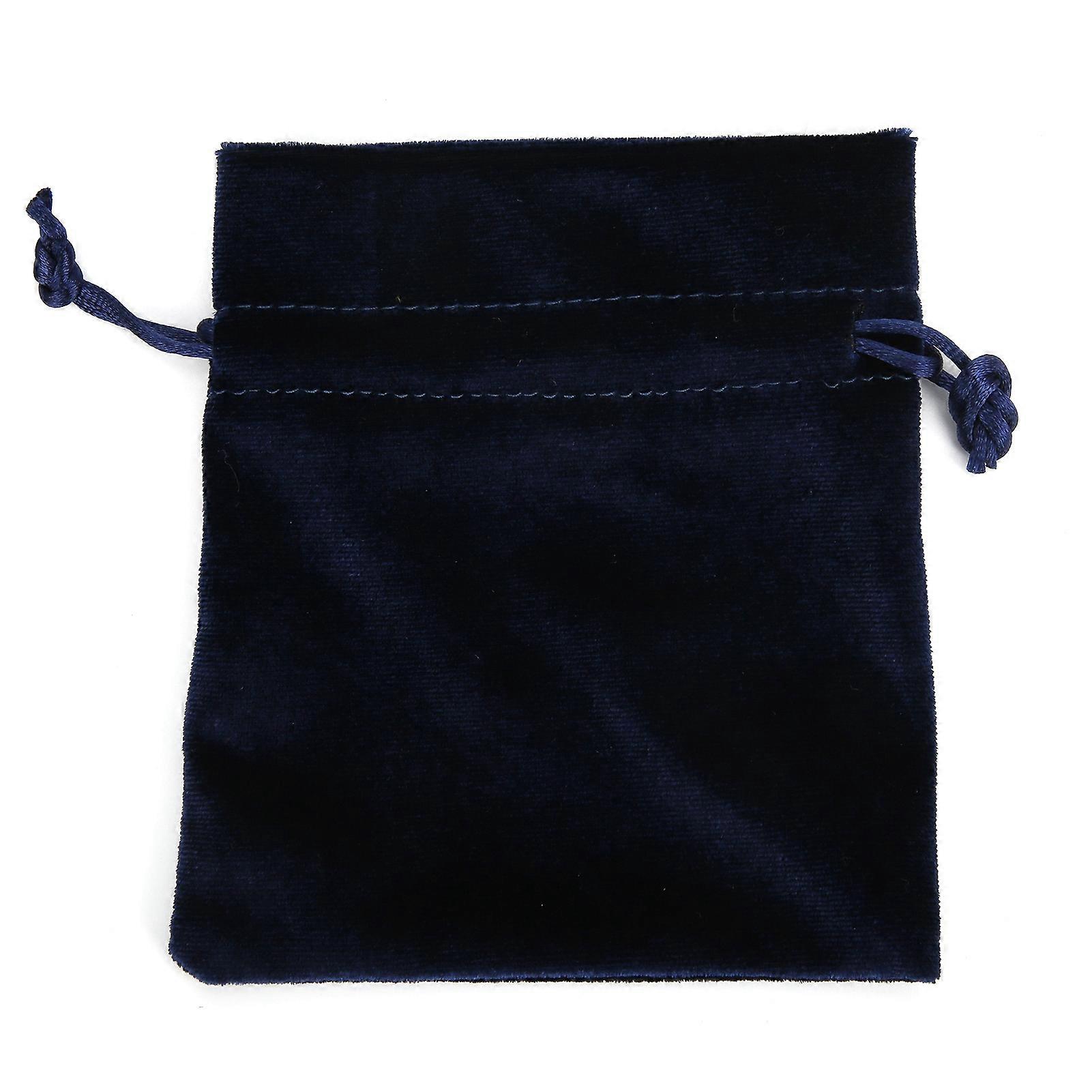 Drawstring Tarot Bag Velvet Soft Fabric Playing Cards Jewelry Coins Storage Pouch BagBlue