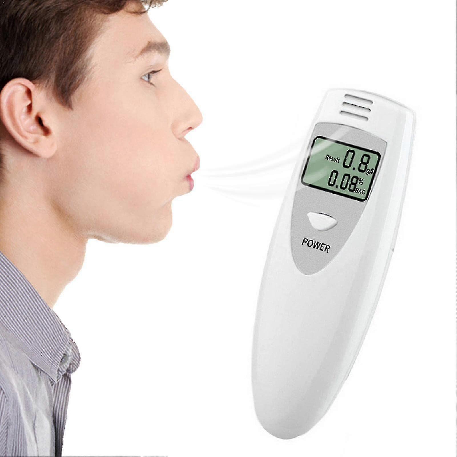 Alcohol Detector - Digital Breathalyzer,breathe Tester For Testing Alcohol, Clear Lcd Display, No Direct Contact Required