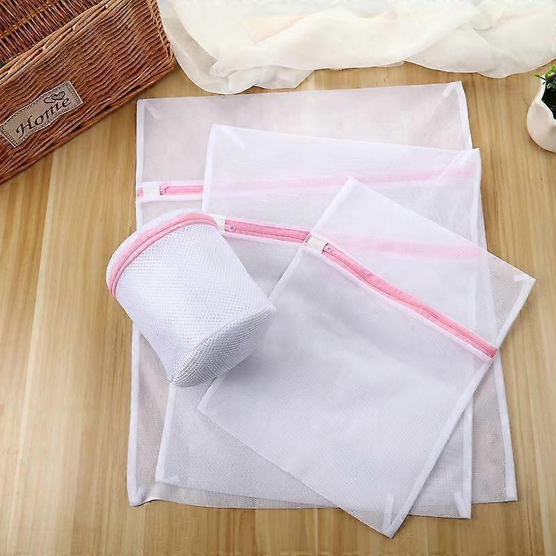 6Pcs Durable Honeycomb Mesh Laundry Bags