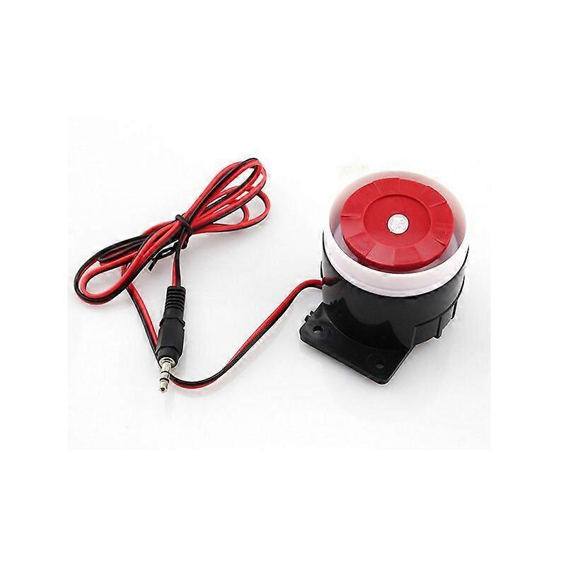 Mini Red Wire Siren Buzzer Alarm System Buzzer for Home Security Siren 120d