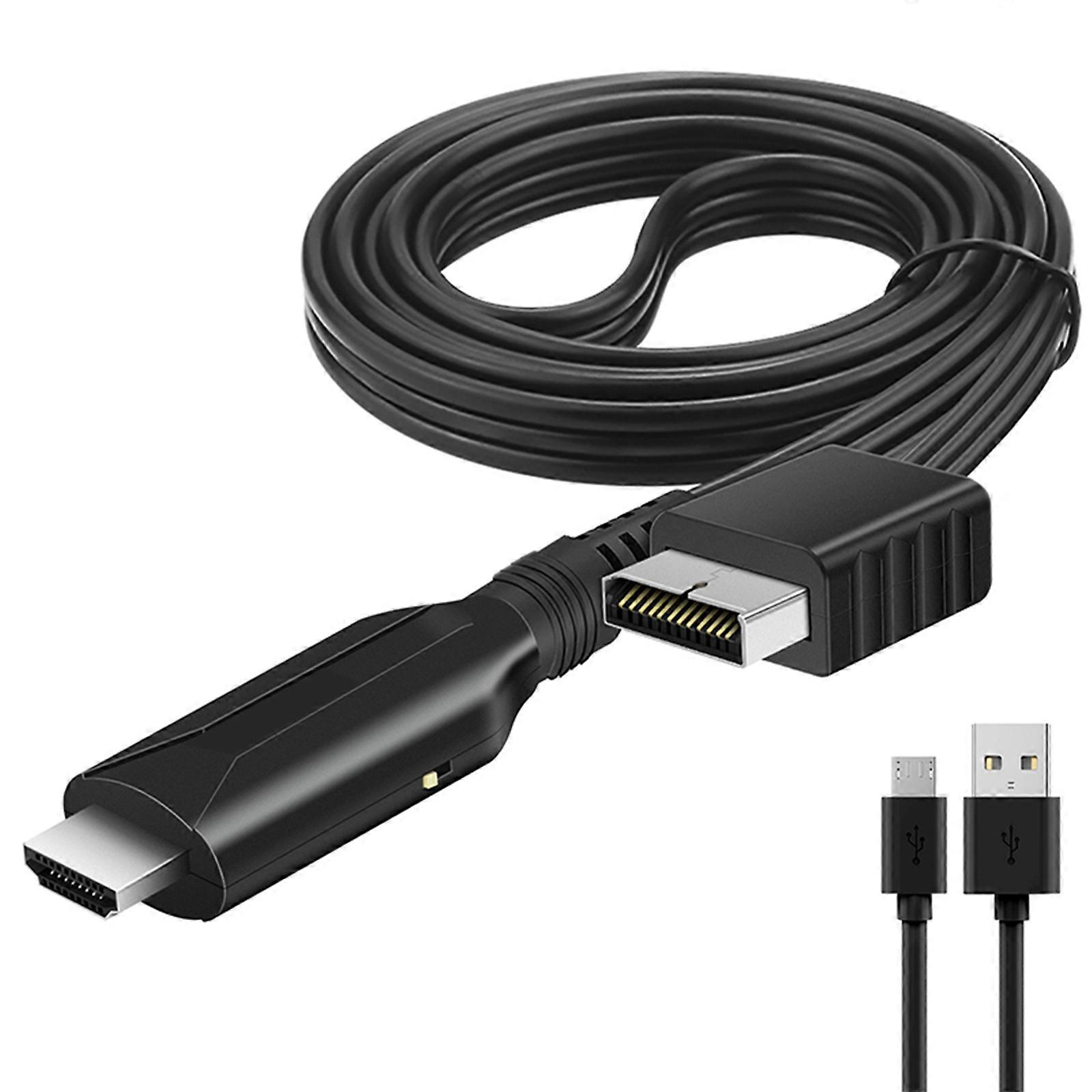حجم صغير ل PS1 / ل PS2 إلى محول محول متوافق مع HDMI كامل رقمي Fo