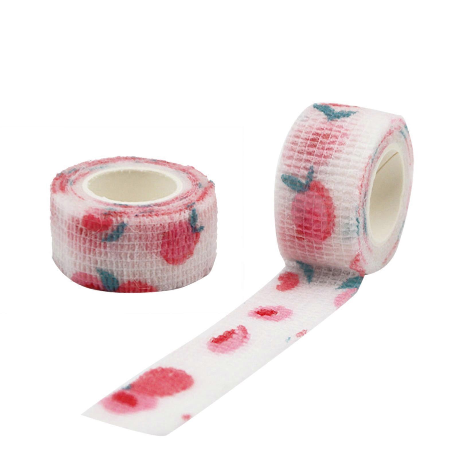 Elastic Self Adhesive Bandage Nonwoven Finger Wrap Tape for Student Adults Pets Sports Injury Strain Knee Wrist AnklePeach