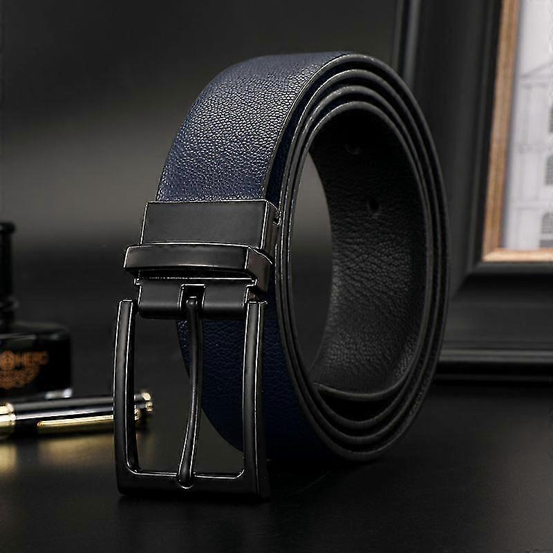 Reversible Business Work Man Belts High Quality Luxury Trouser Jeans Belts For Men Genuine Leather Belts Male Casual Strap Hq238