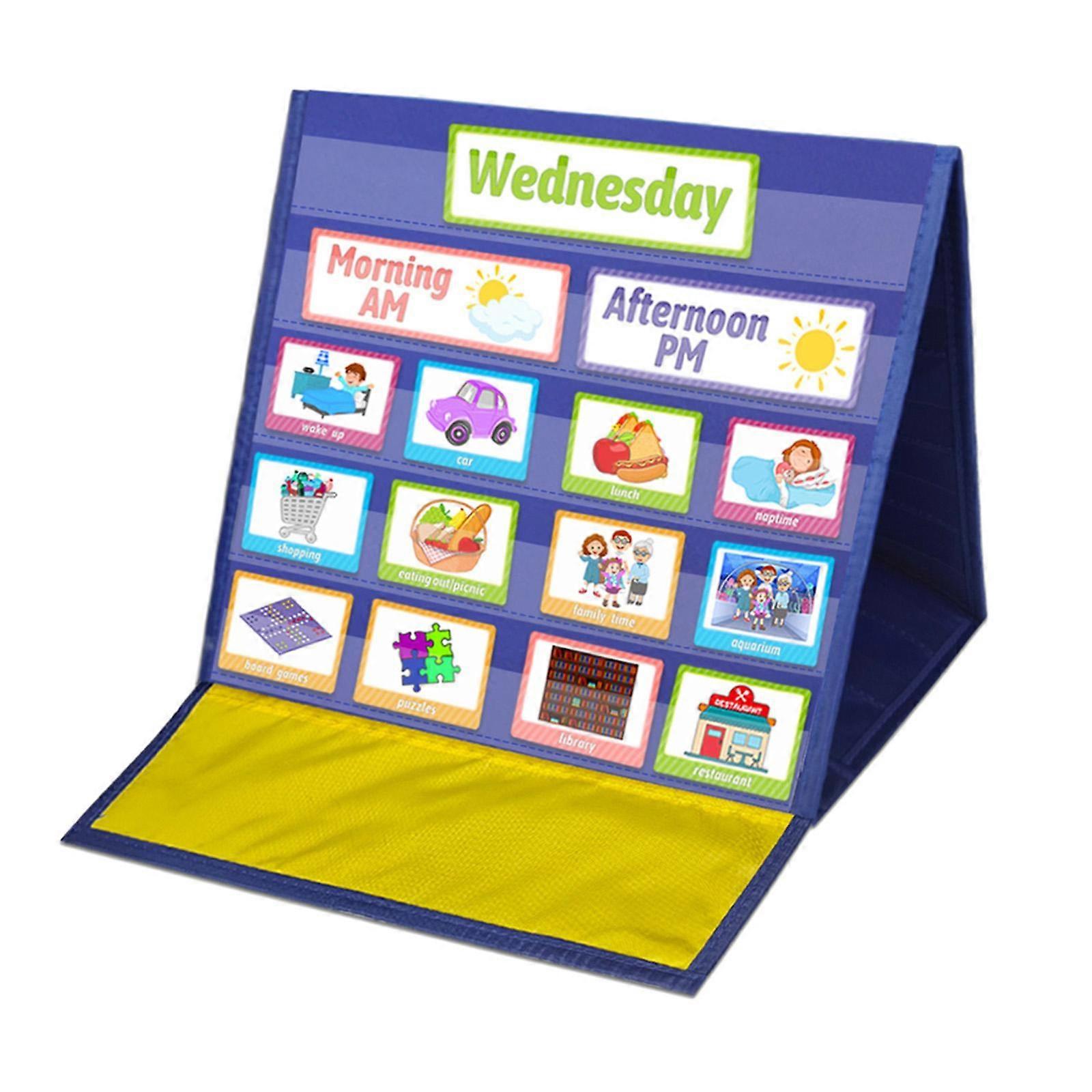Visual Behavioral Routine Tool Classroom Kids Visual Schedule Chart Calendar