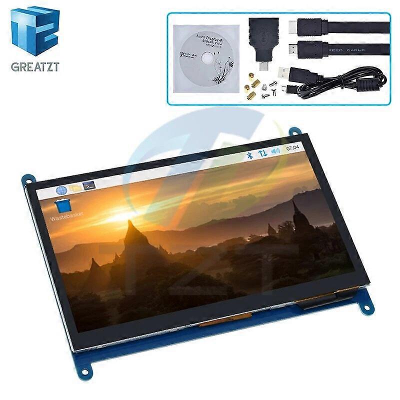 7 inch LCD Display HDMI-compatible Touch Screen 800x480 Resolution Capacitive Touch Screen Support Systems For Raspberry Pi