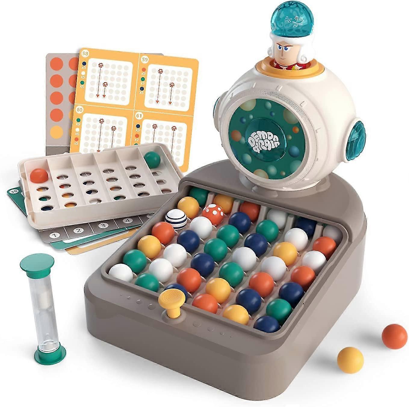 Rainbow Bead Game For Kid - Color Sorting Toys For Toddlers, Counting Math Toy And Puzzle For Kid 3-6 Years Old Boy And Girl Birthday Gifts,bead Match