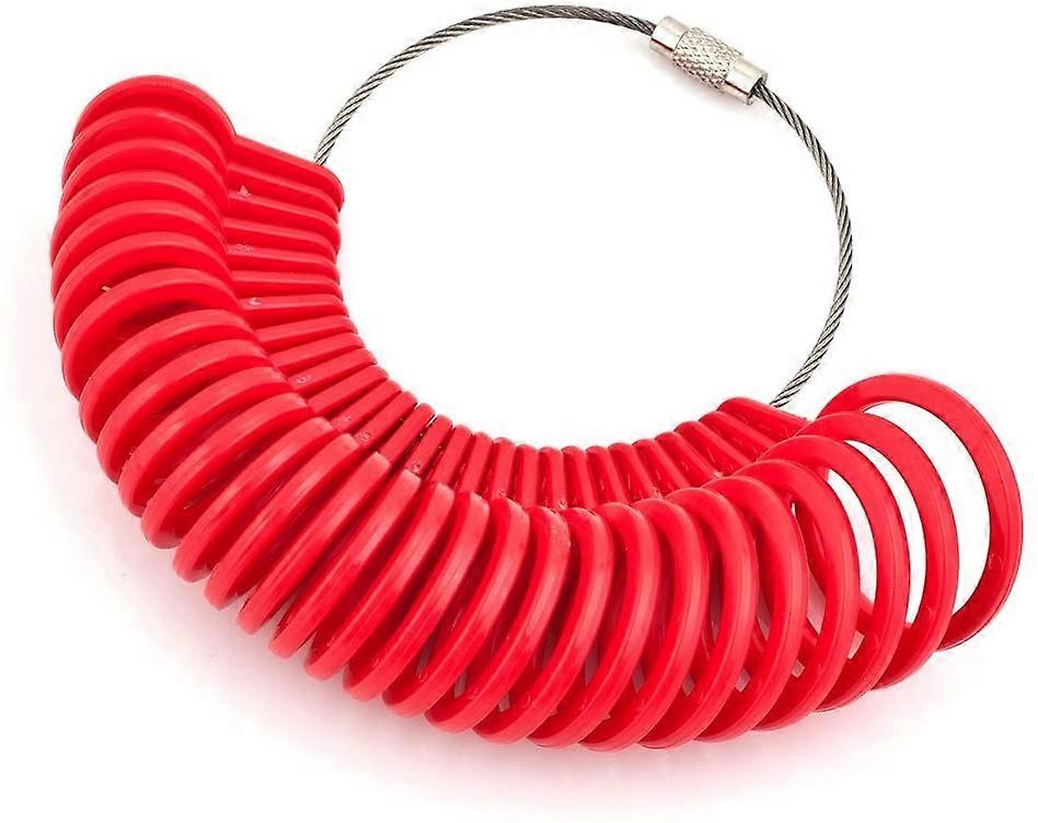 Ring Sizer - Finger Gauges Measuring Ring Tool 27 Pcs Size 1-13$Jewelry Finger Sizer Measuring Ring-Ring Sizing Finger Size Gauge Set 27Pcs Circle Mod