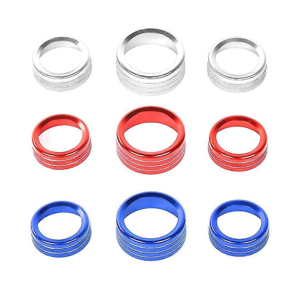 Air Conditioning Button Cover & Engine Start Button Knob Trim for 2015- Dodge Challenger Charger