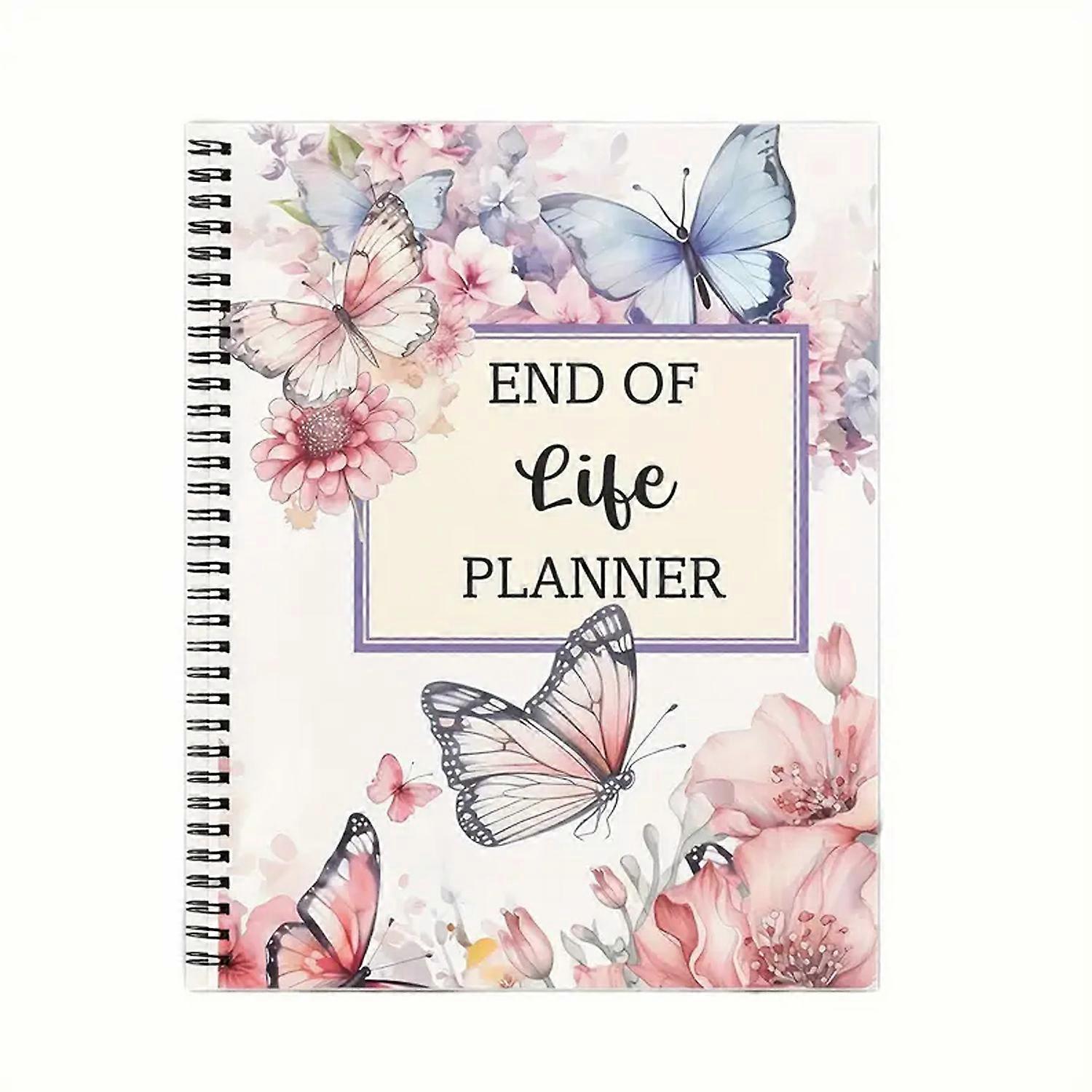 End of Life Planner  Guided Final Arrangements Organizer Notebook for Instructions, Beneficiary Info, Will Preparation, Last Wishes & Funeral Planning