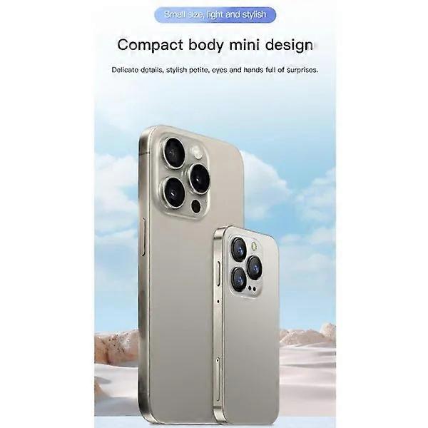 Rainbuvvy SOYES XS18 Android Smartphone 3.0inch 2GB RAM 16GB ROM Quad Core Dual SIM Card 5MP Face ID Type-C Bluetooth WIFI 3G Mobile Phone gold