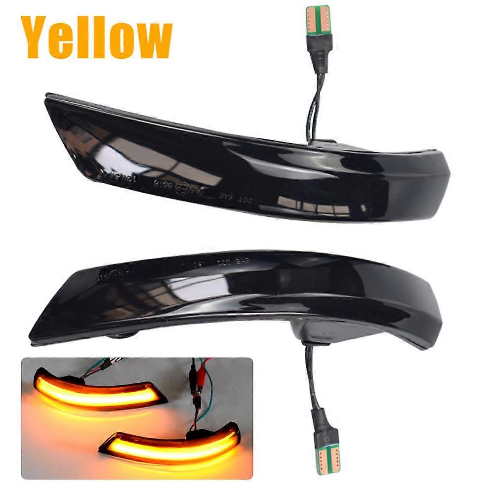 2 pieces Dynamic flashing lights LED LED Wing Side Researcher indicator light indicator light for Ford Focus 2 3 MK2 MK3 Mondeo MK4 The EU - Option 1