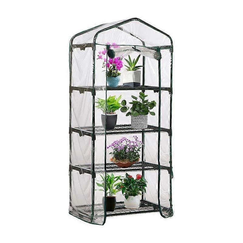 PVC Växthus Skydd För Utomhus Inomhus Vattentät Ersättning Blomma Hus Tält Överdrag Trädgårdsskötsel Blomkruka Tillbehör