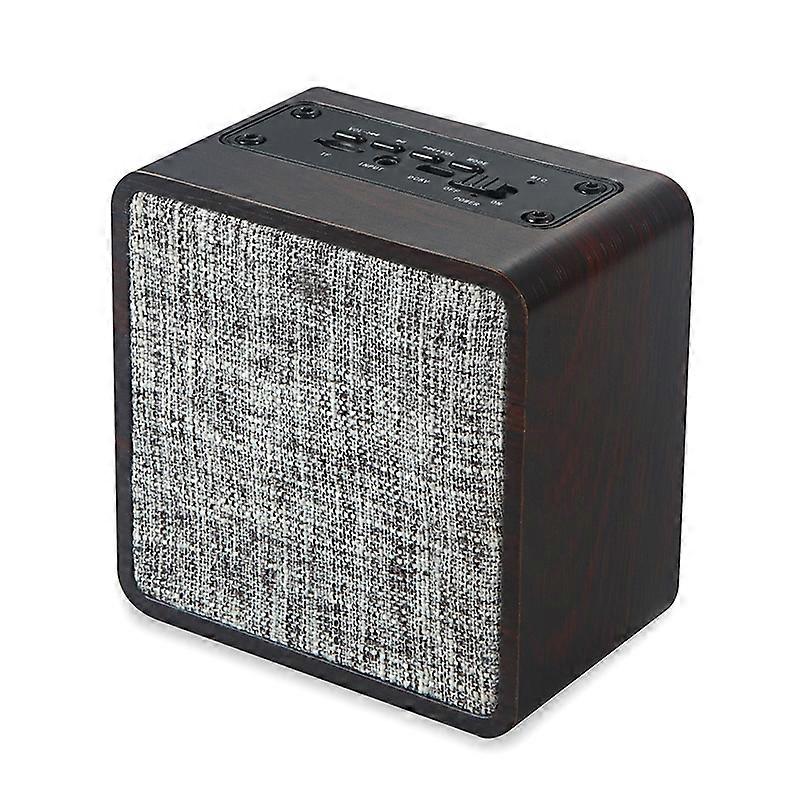 Q4 Wooden Fabric Bluetooth Speaker