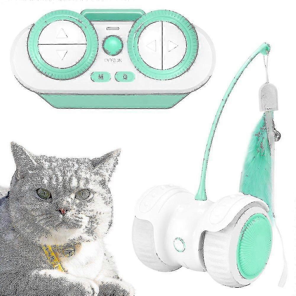 Pet Led Intelligent Remote Control Funny Cat Toy Car Electric Funny Cat Toy Remote Control Balance