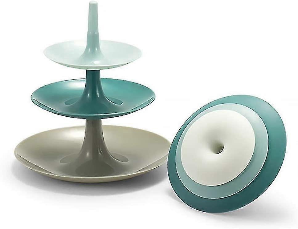 Fruit Basket 3 Tier Fruit Basket Plastic Fruit Tray, Separable Fruit Bowl Dessert Display