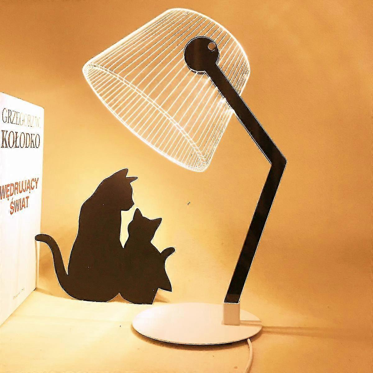 3d Led Table Lamp Night Light Optical Visual Illusion Home Decor Lighting