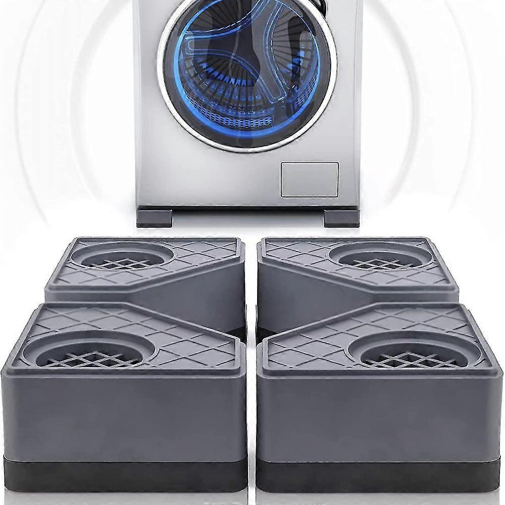 4Pcs Washing Machine Foot Pad, Shock Pad, Non-Slip Fixed Anti-Deviation DJG
