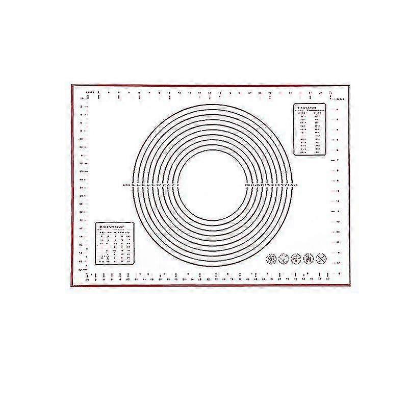 Silic Ba Mat Non Stick H Mat With Measurement 1pcs-red