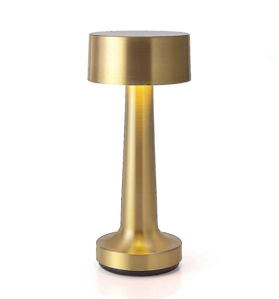 Touch Sensor Bar Rechargeable Table Lamps(golden)