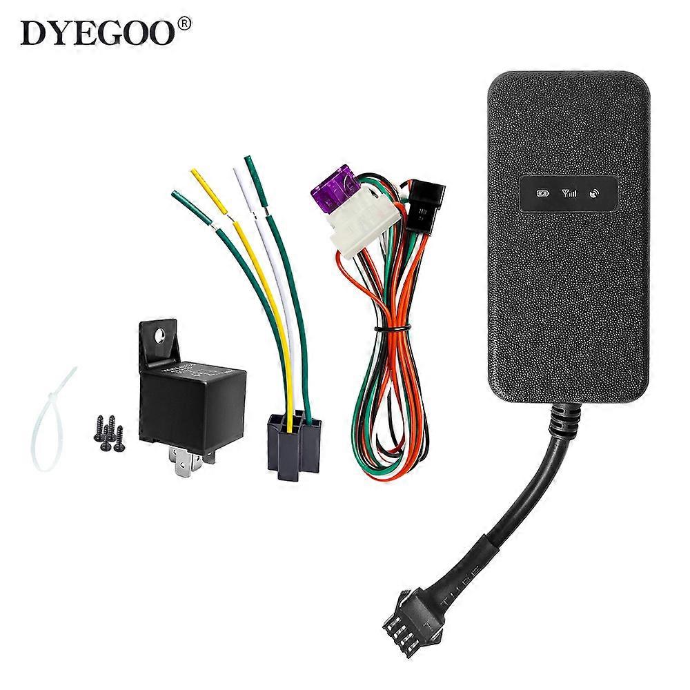 DYEGOO GT003 Vehicle Car Motorcycle GPS Tracker Waterproof Vibration Ignition GEO Fence Overspeed Alarm Andorid IOS APP