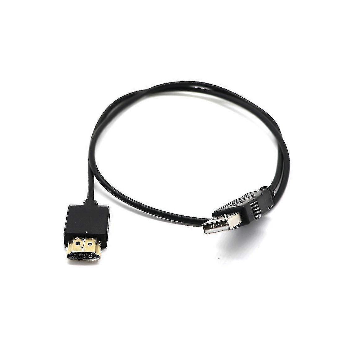 Hdmi 1.4 Male To Usb 2.0 Plug Adapter Connector Charger Cable-dwdz