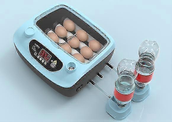 Automatic Temperature Monitoring 9 Egg Incubators for Hatching Chicken Eggs