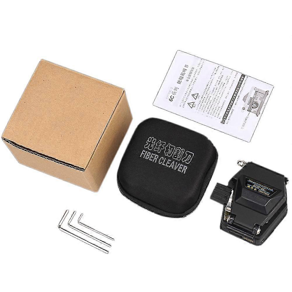 Fiber Cleaver -6c Cable Cutting Knife Fttt Fiber Optic Knife Tools Cutter High Precision Cleavers 1