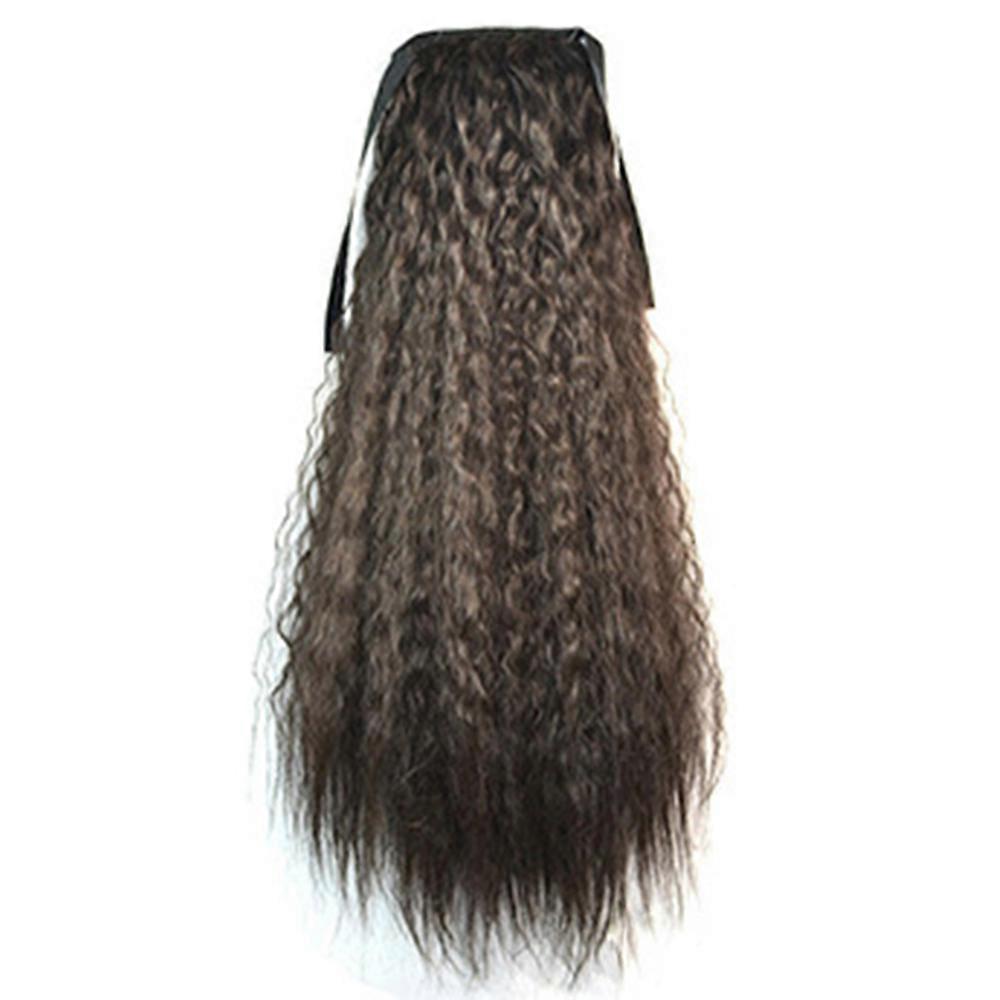 Wig Corn Perm Lace-up Horsetail