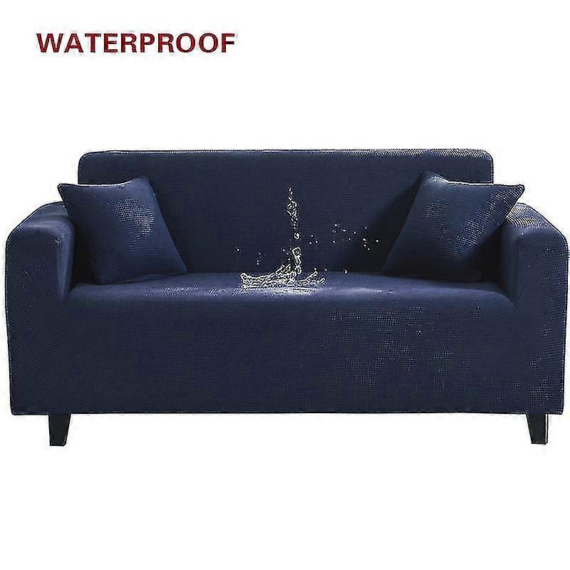 Elastisk sofadeksel vanntett ensfarget High Stretch Slipcover All-inclusive elastisk sofadeksel Sofatrekk for stue