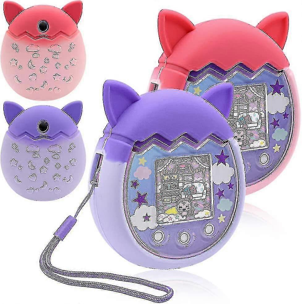 Custodia in silicone compatibile Tamagotchi Pix Virtual Pet Game Machine, copertura protettiva per Tamagotchi Pi