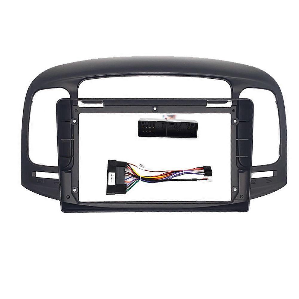 2 Din Car Radio Fascia for HYUNDAI Accent 09-12 DVD Stereo Frame Plate Adapter Mounting Dash Installation Bezel Trim Kit