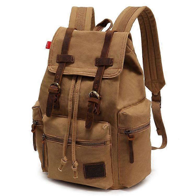 Vintage canvas backpack