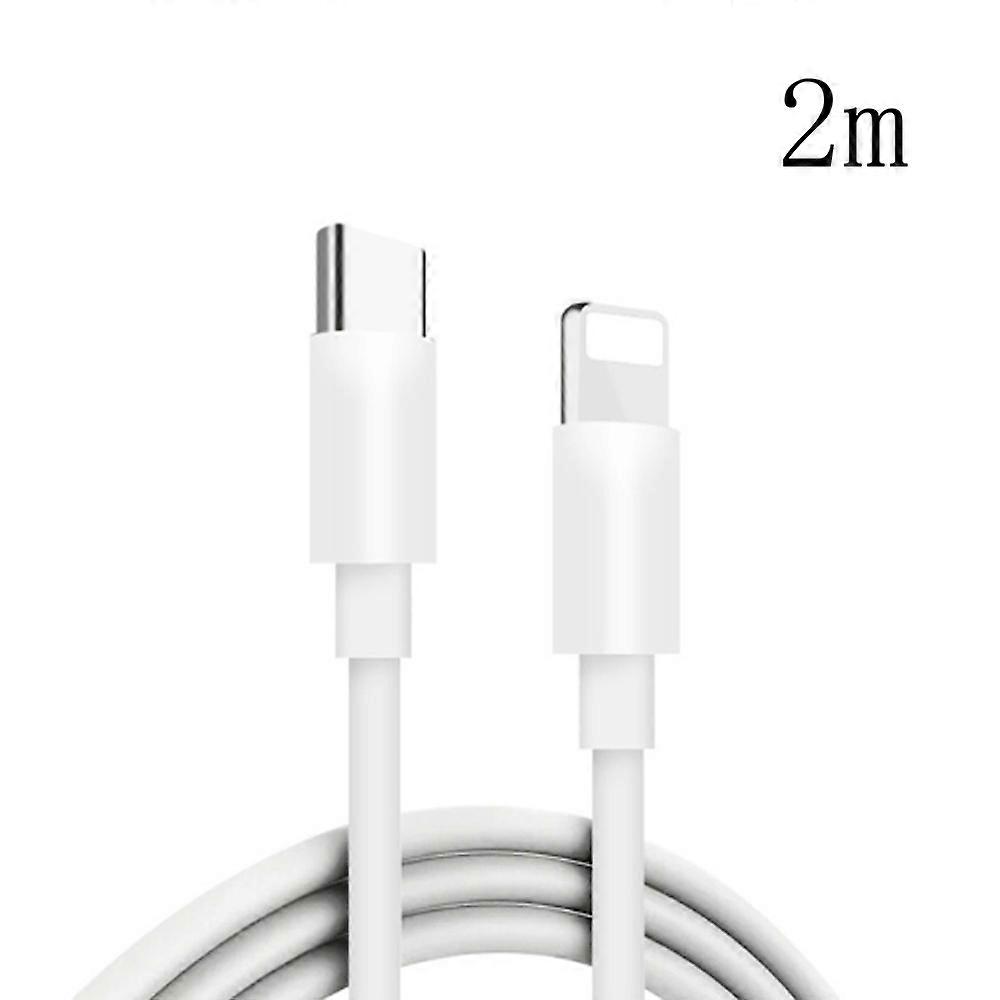 2m PD20W Type-C to 8 Pin Fast Charging Cable