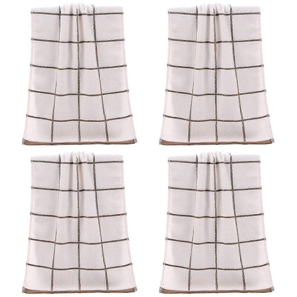 Absorbent Soft cotton Hand Towel (4 packs) for bath, hand, face, gym and spa