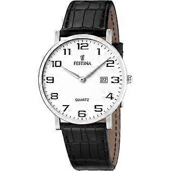 Festina Herren White Classics Lederarmband F16476/1