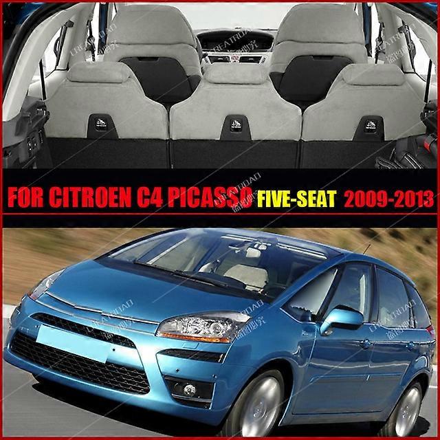 Car floor mats for Citroen C4 PICASSOFIVE SEAT2009 2010 2011 2012 2013 Custom auto foot Pads automobile
