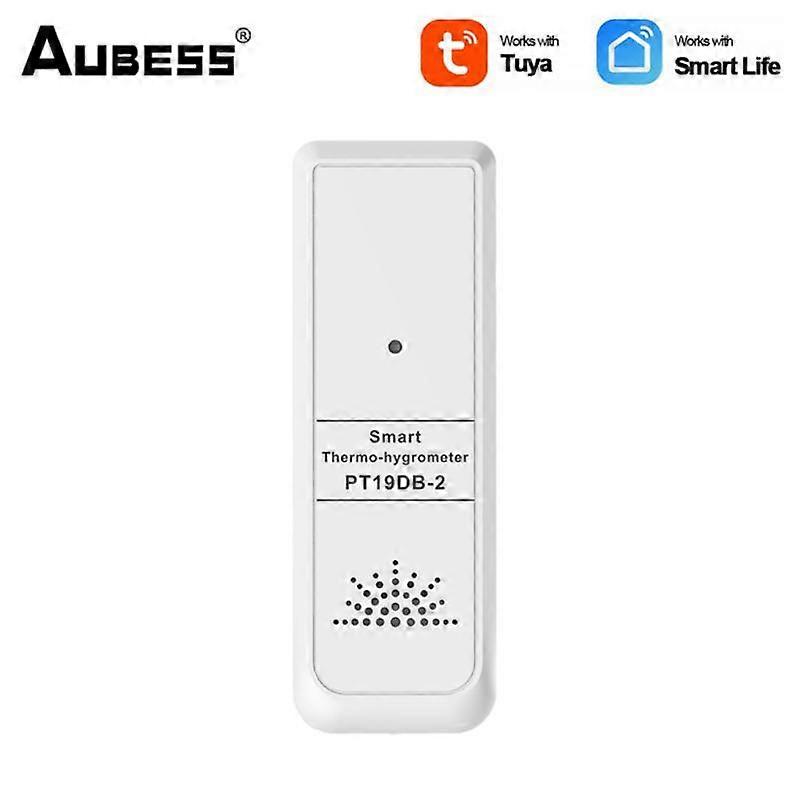Tuya Smart Outdoor Temperature Humidity Sensor -20-70 Detection Range Mobile App Remote Monitoring Support Bluetooth Gateway