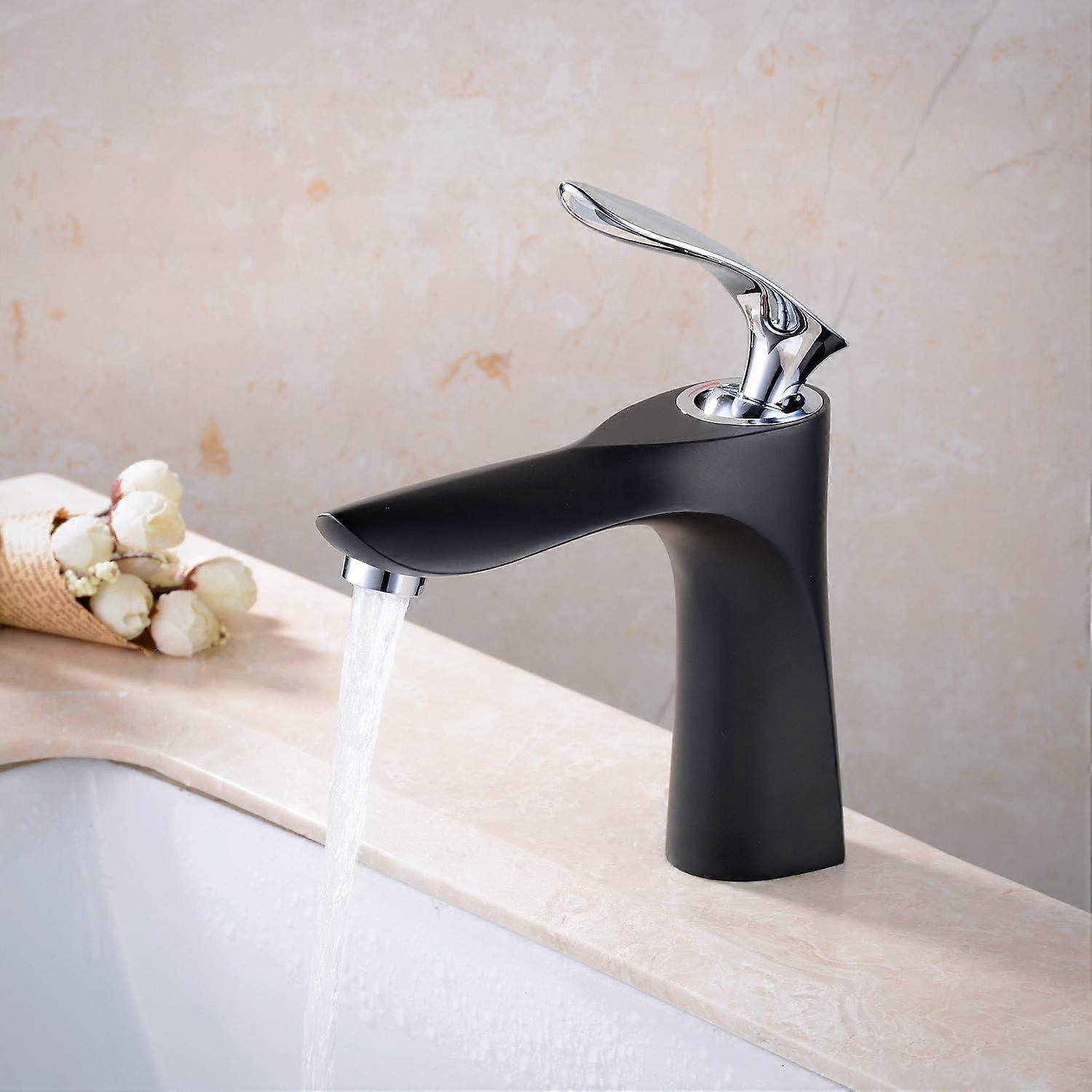 Bathroom Paint Black Sink Faucet Mixer Tap Sink Bathroom