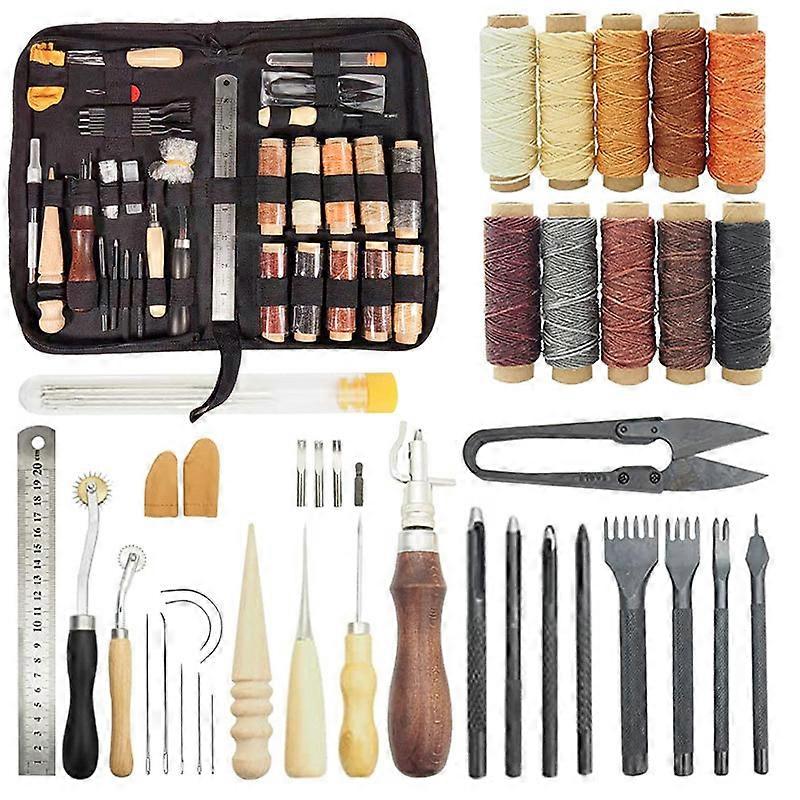 40pcs-Zipper Packing Leather Tool Set