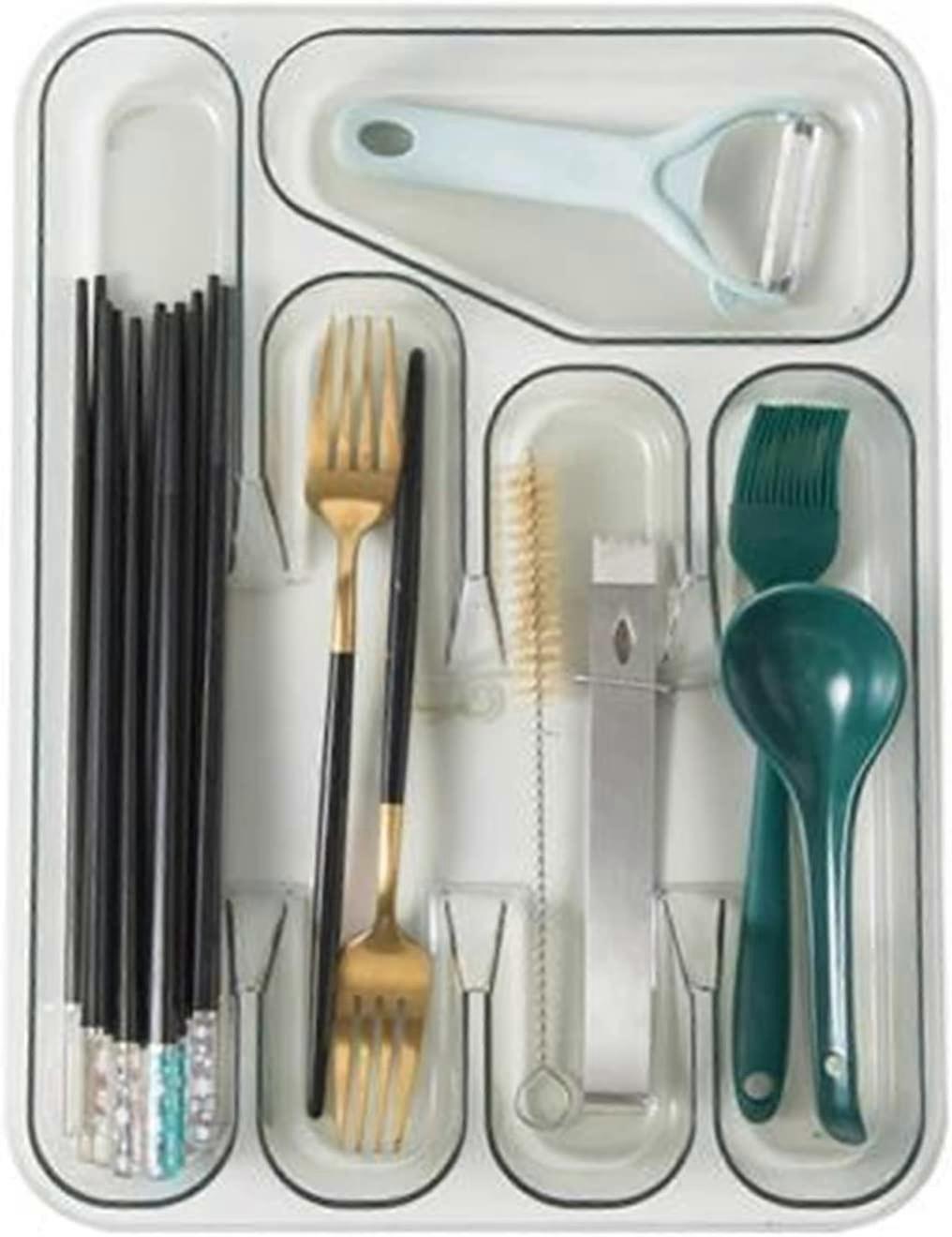 Cutlery Organizer Strong Construction Scratch-resistant High Durability Utensil Drawer Storage
