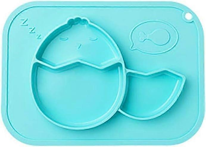 Silicone Suction Plate for Toddlers - Self Feeding Plate Divided Dish and Bowl for Baby Kids