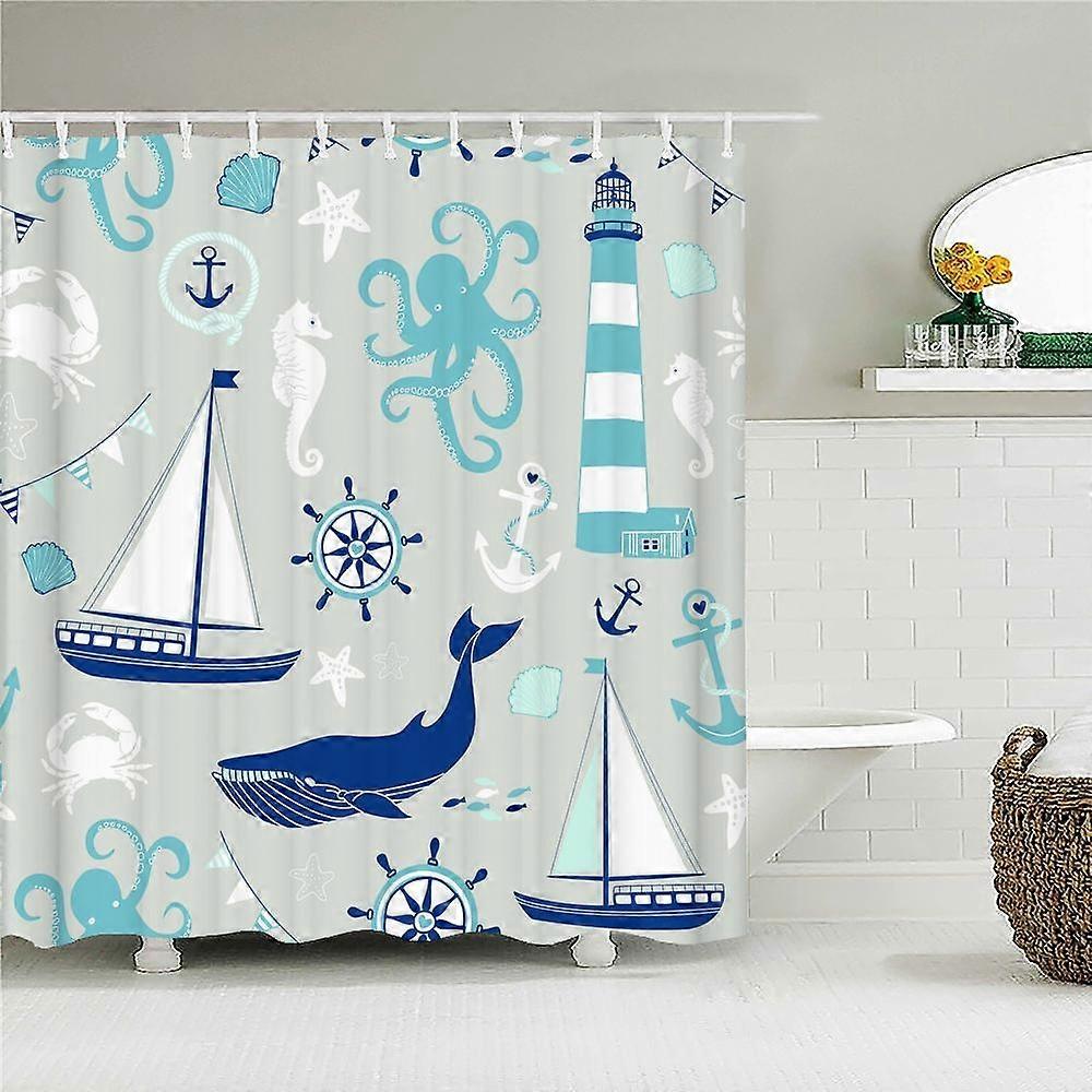 Bathroom Shower Curtain Design Style - 1113