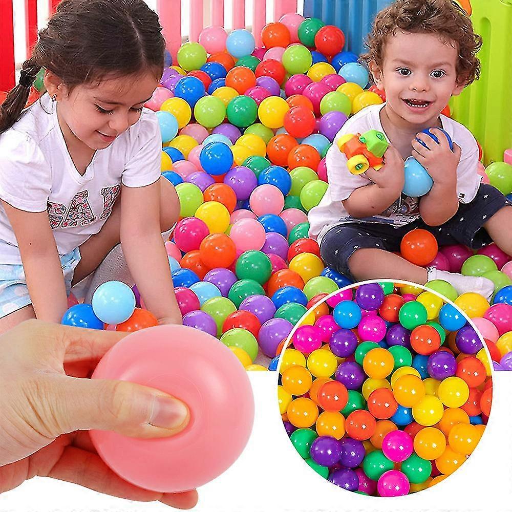 100pcs πυκνώνει τις μαλακές μπάλες λάκκων σφαιρών συνθλίβονται μικρές μπάλες του ωκεανού παιδιά μικρά παιχνίδια παιχνιδιών λούνα παρκ πάρκων ψυχαγωγίας Tw