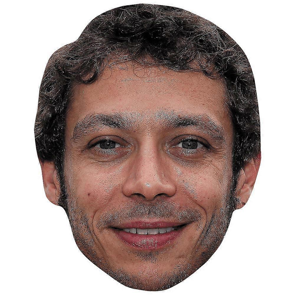 Valentino Rossi (Smile) Celebrity Mask, Flat Card Face